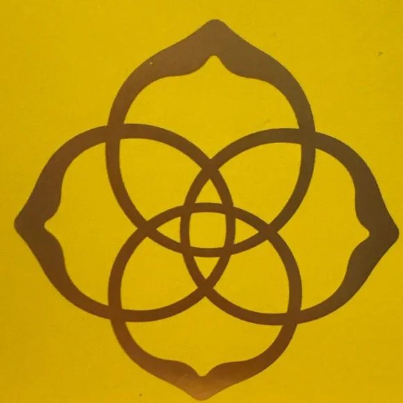 Kendra Scott Juliette Gold Band Ring in White CZ - Picture 2 of 3